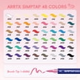 thumbnail image 2 of Marcadores de pintura acrílica Arrtx Simptap Series, 48 unidades, 2 of 7
