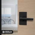 thumbnail image 2 of Manilla de puerta con palanca de privacidad Berlin Modisch Iron Black, 2 of 5
