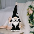 thumbnail image 6 of hirigin Wedding Gnome Decoration Bride Bridegroom Couples Dwarf Elf Plush Doll Ornaments for Anniversary, 6 of 6
