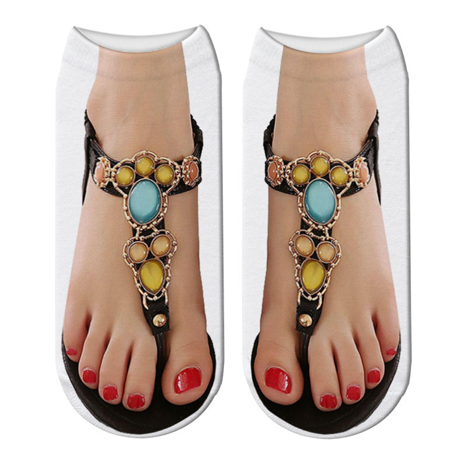 Billy Bob Zombie feet slip on ugly feet sandals mens costume accessory •  Price »