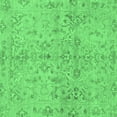 thumbnail image 1 of Ahgly Company Indoor Square Oriental Emerald Green Traditional Area Rugs, 5' Square, 1 of 4