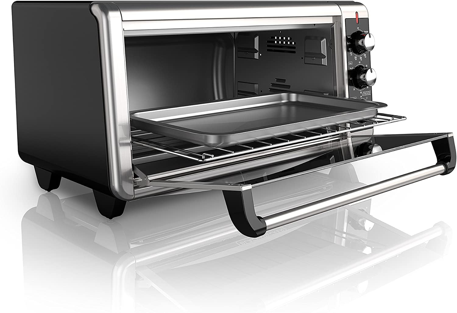 BLACK+DECKER 8-Slice Stainless Steel Convection Toaster Oven (1500-Watt)