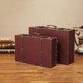 thumbnail image 3 of Retro Decorative Storage Box for Photos and Souvenirs Safe Brown Color Small Size, 3 of 6