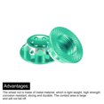 thumbnail image 4 of Uxcell 4 Pack Aluminum 22mm/0.86 Inch RC Wheel Nut Dustproof for 1/8 RC Model Car Road Car Upgraded Parts (Green), 4 of 6