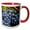 Red/White, variant on 3drose, Argentina, Mendoza. Vineyard Grapes - Us24 Bja0033 - Jaynes Gallery, 11oz Mug