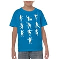 thumbnail image 4 of UGP Campus Apparel Emote Dances - Funny Youth T Shirt - Medium - Sapphire, 4 of 8