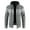 Gray, variant on Fesfesfes Men's Plush Jacket Fall And Winter Outwear Stand Collar Sweater Casual Fleece Lined Jacket or
