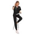 thumbnail image 1 of Ropa de trabajo informal de verano para mujer, doctora, clínica de belleza, enfermera, pantalones de manga corta, traje esmerilado, 1 of 6