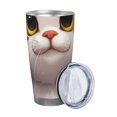 thumbnail image 2 of KLL Cute Cartoon Kitten Print 40oz Stainless Steel Insulated Car Cup with Spillproof Lid - Keep Your Drink Hot or Cold on the Go-Without Straw, 2 of 8