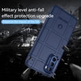 thumbnail image 3 of Slim Fit Phone Case for Motorola G Stylus 5G 2022, Rugged Shield Durable Case with Military Grade Shockproof and Screen Camera Lens Protection Cover for Moto G Stylus 5G 2022, HD Blue, 3 of 16