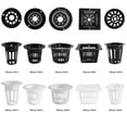 thumbnail image 3 of Aeroponic Hydroponic Plant Grow Vegetable Planting Basket Nursery Pots Net Cup Mesh Pot BLACK-04, 3 of 8