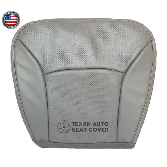 2004 2005 2006 2007 2008 Ford E150 E250 E350 Econoline Van Driver Bottom Perforated Vinyl Seat Cover Gray