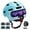 Light Blue Gradient, variant on Kids Multi-Sport Bicycle Helmet with LED Display & Remote Control
