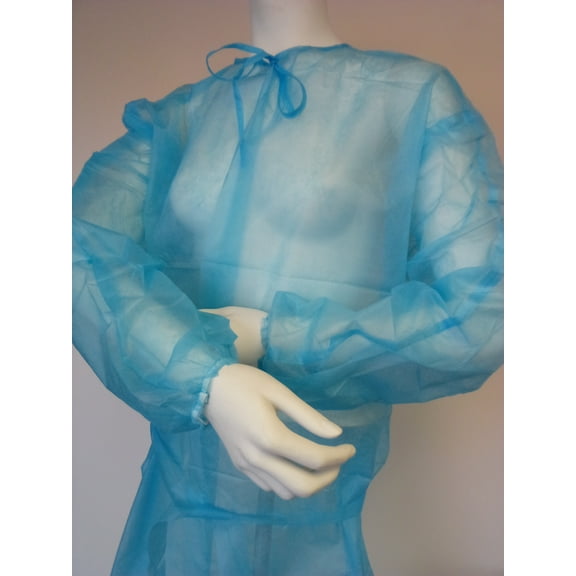 Disposable Isolation Gowns, Medical & PPE Elastic Cuff Gowns 10/BG