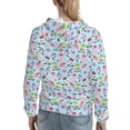 thumbnail image 7 of Wukai Cartoon Animals Print Womens Hoodies Fleece Sweatshirts Long Sleeve Sweaters Pullover Fall Outfits Winter Clothes-Small, 7 of 7