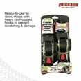 thumbnail image 4 of Erickson Pro Series Retractable Ratcheting Tie-Down Strap - Ratchet Straps - 2 Pack, 1" x 10', Black, 4 of 4