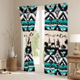 thumbnail image 3 of Castle Fairy Safari Deer Bear Black Out Curtains for Teens Adults,Bohemian Tribal Aztec Curtains Pack of 2 (42x63 Each),Exotic Style Bedroom Curtains,Lightweight Room Decor, 3 of 6