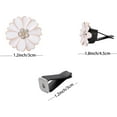 thumbnail image 2 of accesorios de margaritas para el interior del coche, como clips ambientadores, salidas de aire acondicionado, decoración para el aire acondicionado del coche, aromaterapia para oficina y hogar., 2 of 5