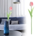 thumbnail image 2 of Home Decor Mini Tulip Real Touch Tulips Artificial Flowers Bouquets 11.4" Faux Flowers for Vase Centerpieces Home Decor Wedding Bouquet, 2 of 7