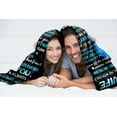 thumbnail image 3 of Wife Gifts from Husband,Gifts for Wife Blanket 60"X50",Wife Birthday Gift Ideas,Anniversary Wedding Gifts for Wife Her,Christmas Valentines Gifts for Wife Romantic,to My Wife Blanket from Husband, 3 of 5