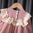 thumbnail image 4 of Vestido de princesa de primavera y otoño para niñas, vestido de gasa de algodón de moda con manga larga y mono, 4 of 6
