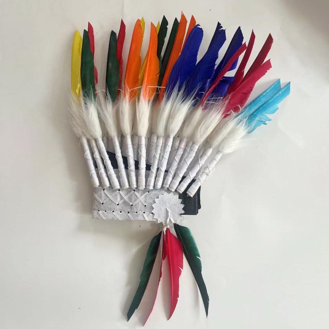 Tocado Indio Yinane Diadema India Disfraz Jefe Americano Accesorios Actuación