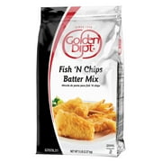 Golden Dipt 5 lb. English Style Fish 'N Chips Batter Mix - 6/Case
