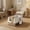 white, variant on BouPower Stainless Steel Cat Litter Box,Odor Free Metal Litter Box with High Sides Lid,Litter Pan Include Scoop Easy Cleaning Anti-Scratch Kitty Cat Box Anti-Urine Leakage,Non-Stick,24"x16"x12"