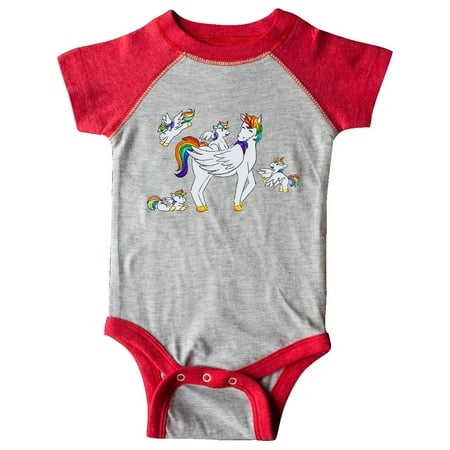 

Inktastic Cute Unicorn Family Gift Baby Boy or Baby Girl Bodysuit