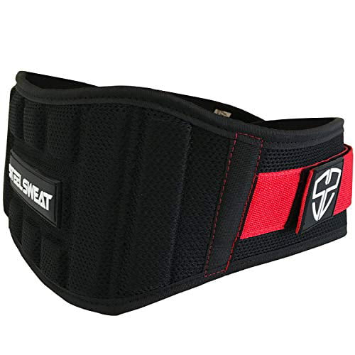 Weight Lifting Belt Workouts Gym Nylon 6-inch Firm & Comfortable Back Support 