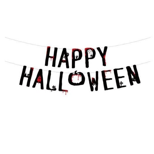 Teissuly Halloween Flag Party Venue Decoration Banner Decoration Teissuly WER202312136845