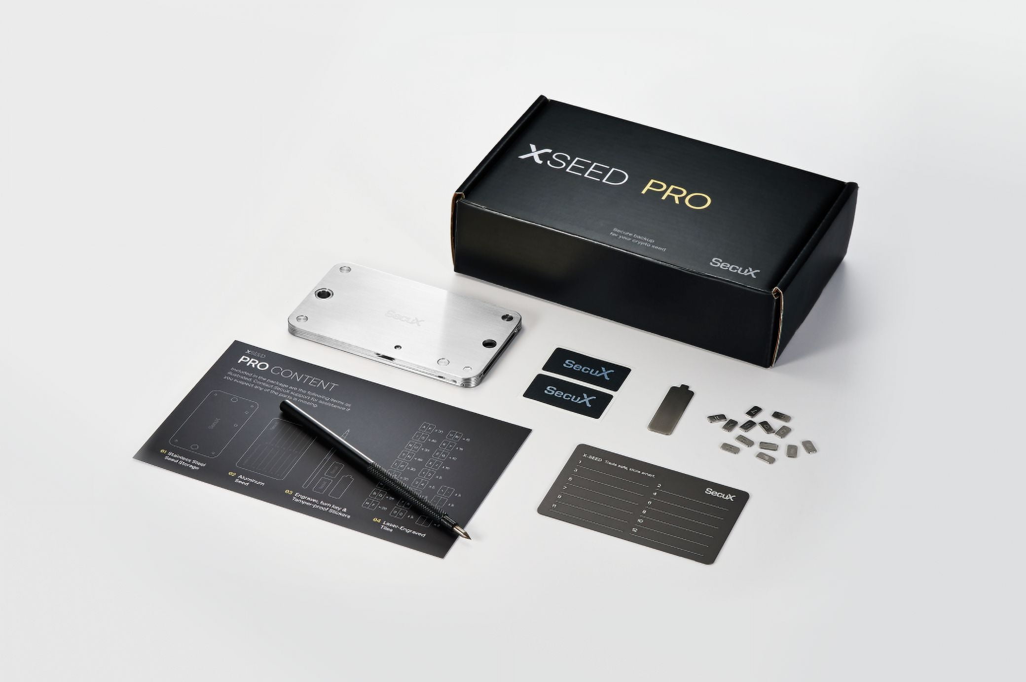 SecuX Technology Xseed Pro indestructible Bitcoin Wallet Crypto