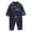 Blue, variant on YWOAGH Boys Pajamas Set with Long Sleeve Cartoon Animal Bear Print Homewear for Children Ages 6 Months to 3 Years Blue 100
