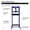 Blue, variant on Yeshouse Hydraulic Press, 12-Ton Benchtop Hydraulic Shop Press with Press Plates, H-Frame Garage Floor Press, Adjustable Working Table Height