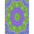 thumbnail image 1 of Ahgly Company Machine Washable Indoor Rectangle Transitional Slate Blue Area Rugs, 3' x 5', 1 of 7