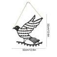 thumbnail image 3 of Bird Shaped Wall Mounted Jewelry Organizer, Decorative Metal Display Rack, Hanging Storage for Necklaces, Earrings, Bracelets, Space-Saving Wall Decor, 3 of 6