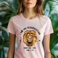 thumbnail image 5 of I Am the Resurrection and the Life T-Shirt – Lion of Judah Scripture Shirt, Sport Grey, Size 4XL, 5 of 6