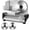 Silver, variant on Meat Slicer 200W Electric Deli Food Slicer with 2 Removable 7.5" Stainless Steel Blade, Adjustable Thickness Meat Slicer for Home Use, Child Lock Protection, Easy to Clean, Cuts Meat, Bread