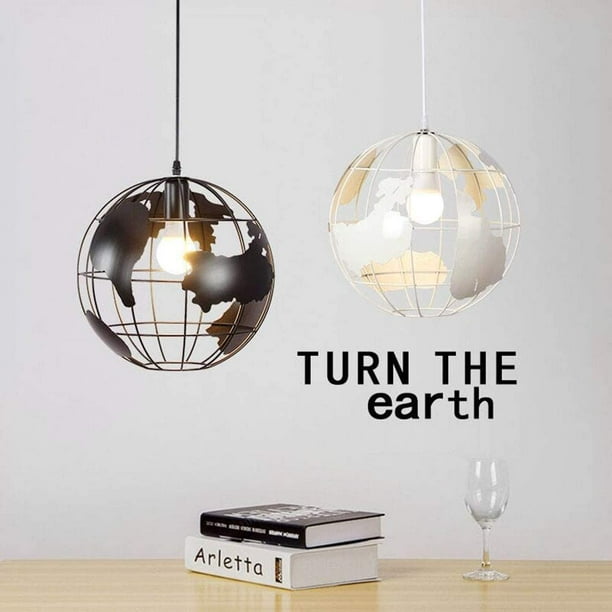 Earth globe 2024 light fixture