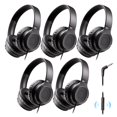 thumbnail image 1 of Auriculares iClever para niños, paquete de 5 unidades, 85 dBA, volumen limitado, 1 of 6