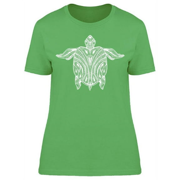 Sea Turtle Maori T-Shirt Women -Image by Shutterstock, Female Medium
