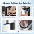 thumbnail image 3 of Soda Streaming Machine, Stainless Sparkling Water Maker Easy Install with Quick Twist 1L PET Carbonating Bottle, Soda Maker Compatible with 60L CO2 Carbonator (NOT Included), ADD4902BKOQ/37, 3 of 7