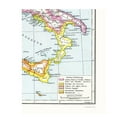 thumbnail image 4 of Historic Map - Italy - Droysen 1886 - 23 x 28.59 - Vintage Wall Art, 4 of 5