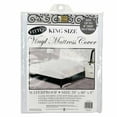 AllTopBargains Waterproof Fitted Vinyl Mattress Encasement, King