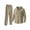 Khaki, variant on Purcolt Mens Cotton Linen 2 Piece Tracksuit Set Comfort Casual Long Sleeve Button Down Hooded Jacket Elastic Waist Straight Leg Pants Lounge Outfit Dailywear