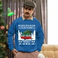 thumbnail image 5 of Christmas Sweatshirt, I Just Want to Go Camping Christmas Sweatshirt, Funny Holiday RV Ugly Sweater, Campfire & Camper Crewneck for Adventurers & Campers, 5 of 5