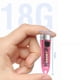 thumbnail image 3 of Mini linternas Lámpara de llavero de luz fuerte con carga USB (rosa transparente), 3 of 8