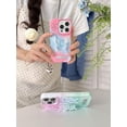 thumbnail image 3 of Summer Fresh Macaron Butterfly Phone Case, Hidden Stand, Butterfly Stand, Small Fresh Design, Anti-fall and Anti-friction, for iPhone 15 14 13 12 11 Pro Max Phone Case (P3,iPhone 11 Pro Max), 3 of 8