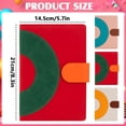 thumbnail image 3 of Shiogb Multicolor Splicing Notebook - Red, 3 of 4