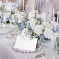 thumbnail image 4 of UrbanMingle 50 Pcs Place Cards Mr and Mrs Diamond Ring Love Hollow Number Name, 4 of 5